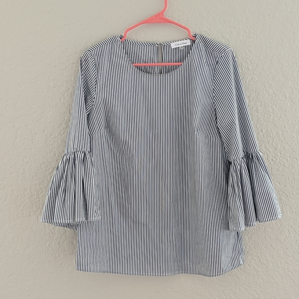 Calvin Klein striped blouse